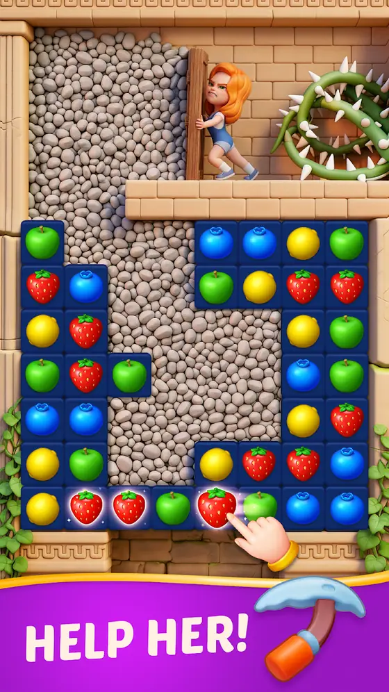 Fruit Diary - Merge & Match 3